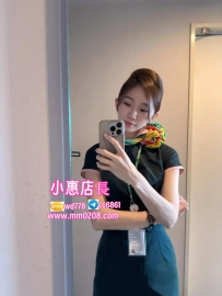 性感美腿空姐 凱西 168-47-E-26歲制服下自然挺翹、乳溝深邃、乳頭敏感一碰就硬 長腿比